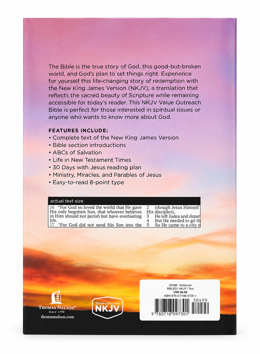NKJV Value Outreach Bible Thomas Nelson