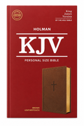 KJV Personal Size Bible – Brown LeatherTouch Holman Bible