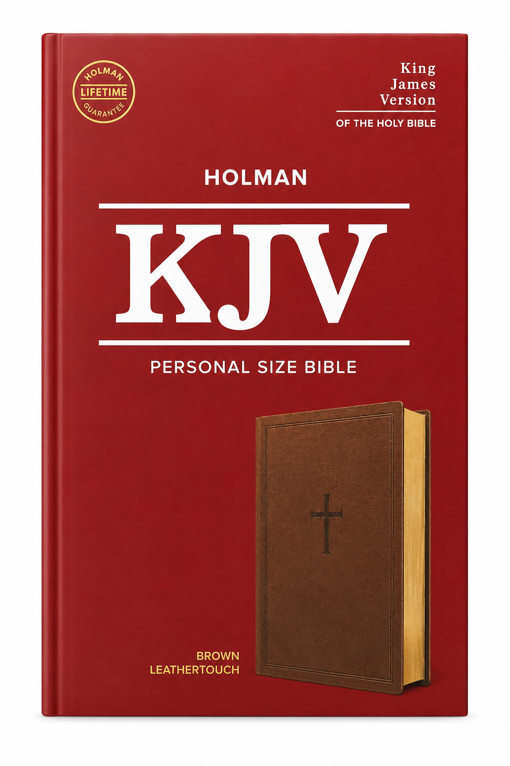 KJV Personal Size Bible – Brown LeatherTouch Holman Bible