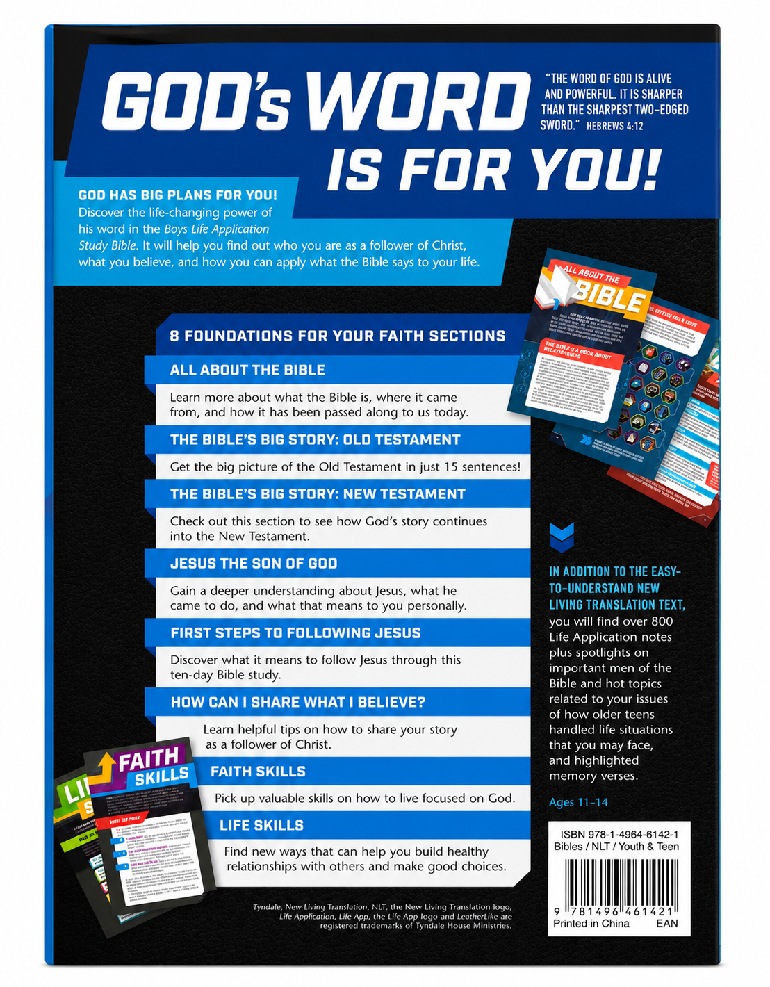 NLT Boys Life Application Study Bible