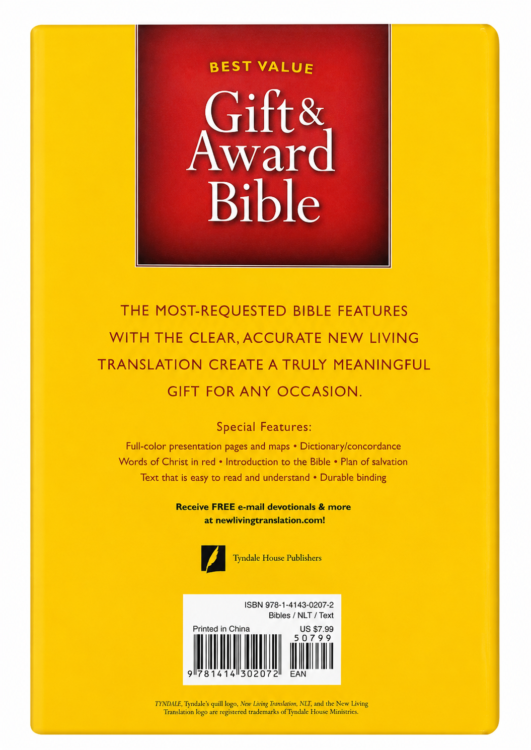 NLT Gift and Award Bible