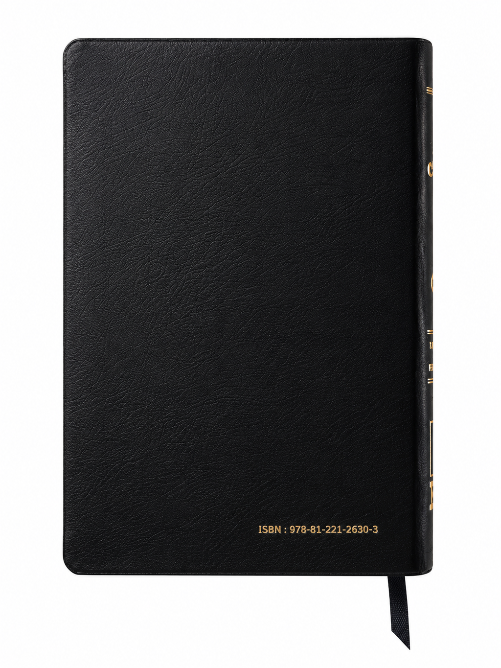 Kannada Holy Bible – Royal Red Letter Edition, Black Gilt Yapp Bible Society of India (BSI)