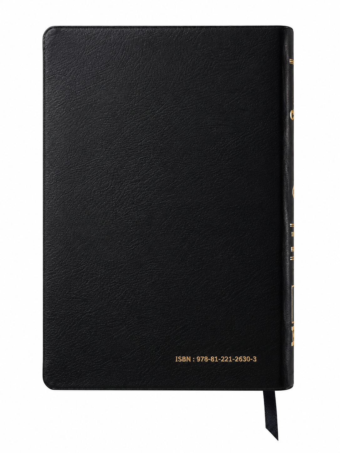 Kannada Holy Bible – Royal Red Letter Edition, Black Gilt Yapp Bible Society of India (BSI)