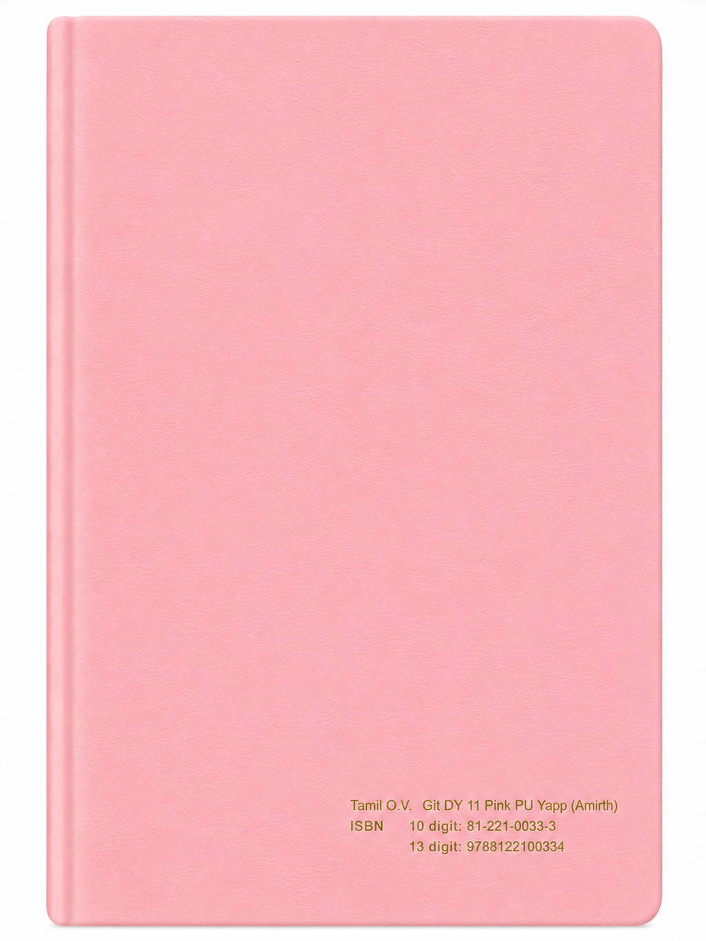 Tamil Holy Bible – Demi Size with Thumb Index (Lite Pink Leather Touch) Bible Society of India (BSI)