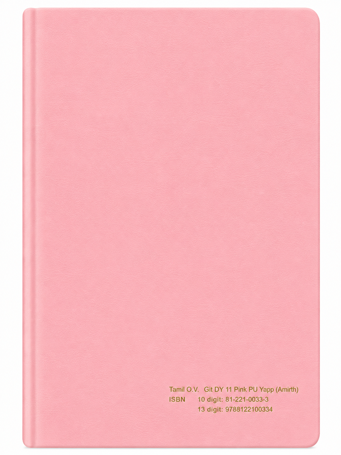 Tamil Holy Bible – Demi Size with Thumb Index (Lite Pink Leather Touch) Bible Society of India (BSI)