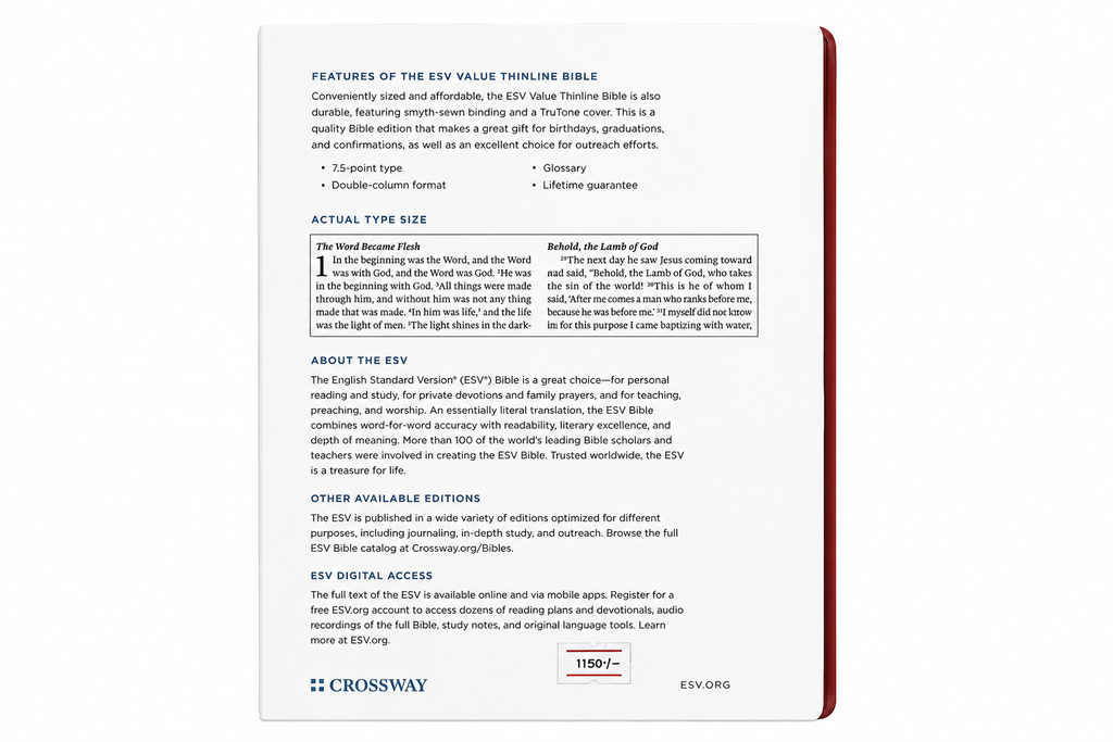 ESV Value Thinline Bible – TruTone Crossway