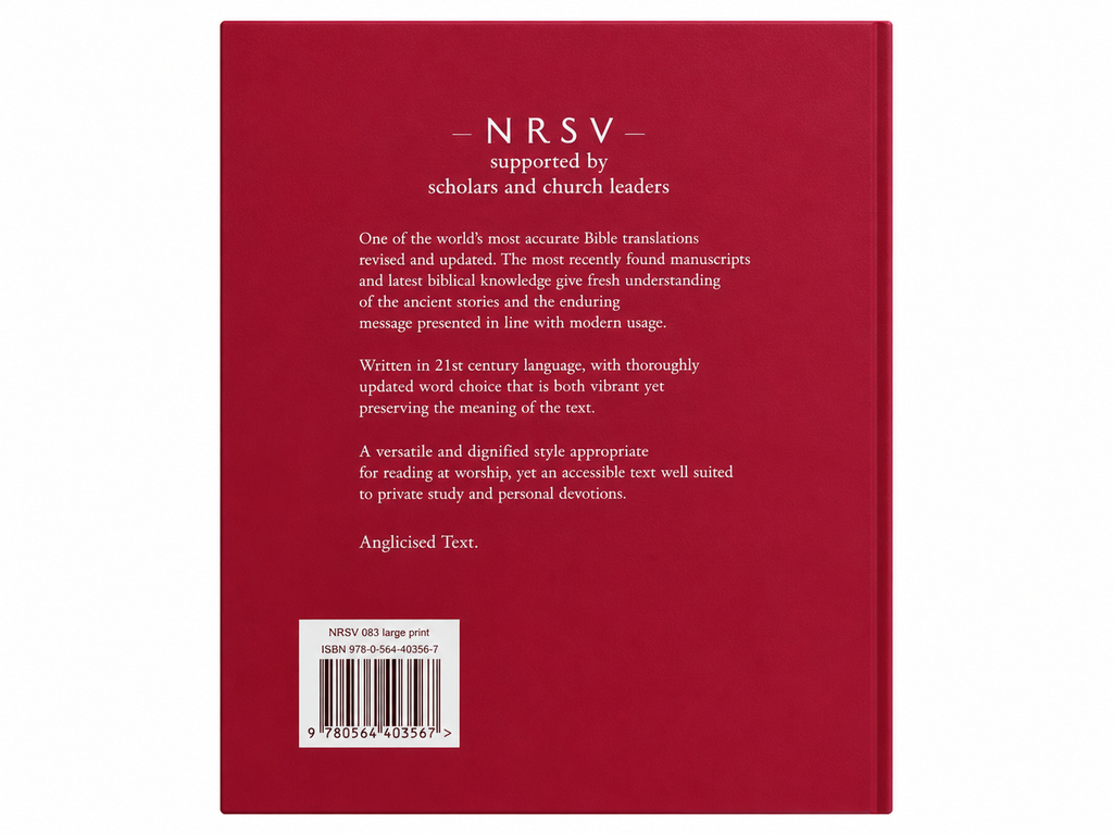 NRSV Holy Bible – Large Print Hardbound Bible Society of India (BSI)