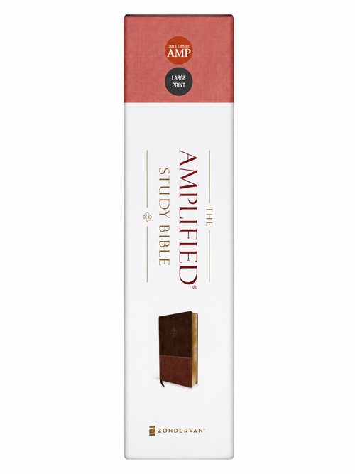 Amplified Study Bible – Brown Leathersoft  Zondervan