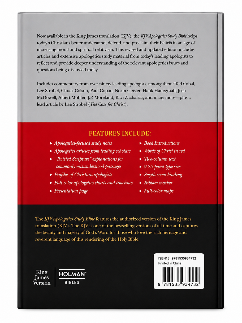 KJV Apologetics Study Bible  Holman