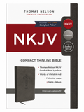 NKJV Value Thinline Bible – Compact, Charcoal Leathersoft Thomas Nelson