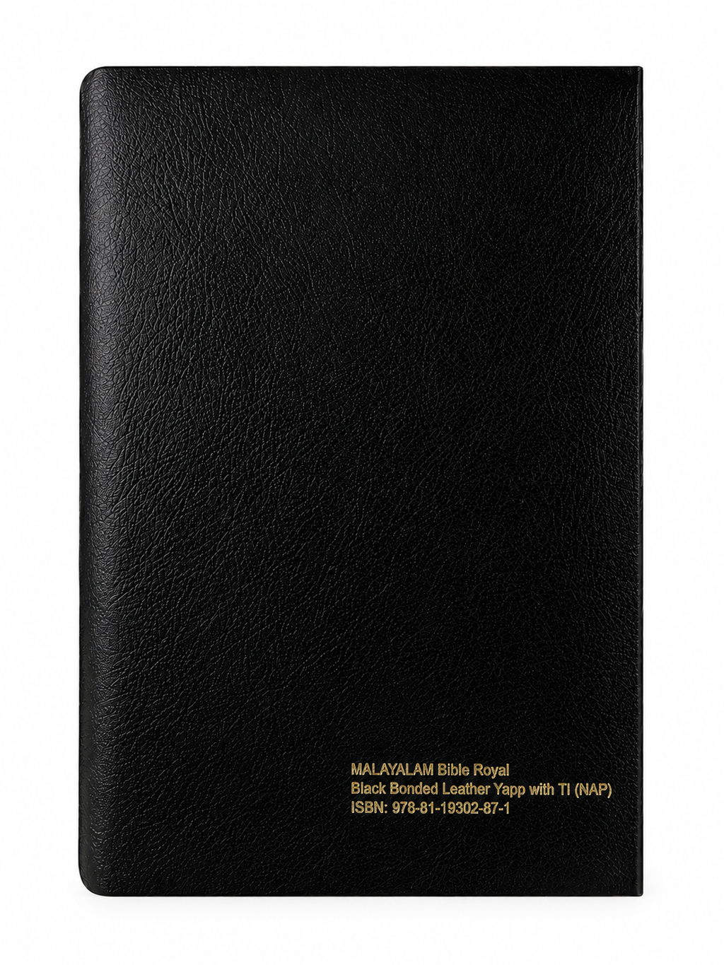 Malayalam Holy Bible (OV) – Royal Size, Thumb Index, Black Bonded Leather Bible Society of India (BSI)